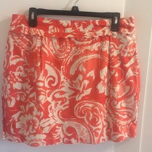 4 for $20 FOREVER PREMIUM 21 CORAL PATTERNED SKIRT